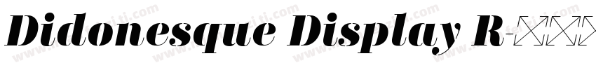Didonesque Display R字体转换